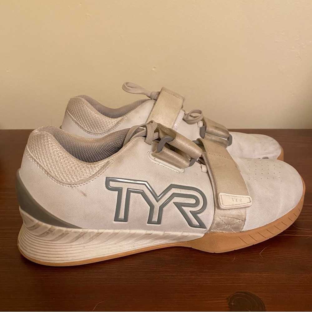 TYR Performance Sneakers in White and Beige